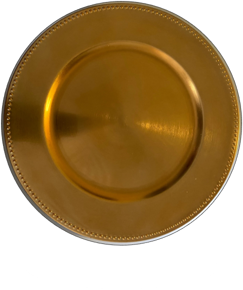 Richland Beaded Charger Plate 13" Gold Set of 48 - view 1