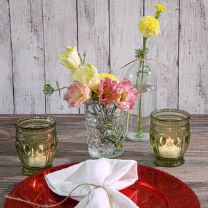 4 of 4: Richland Vintage Charm Candle Holder Green