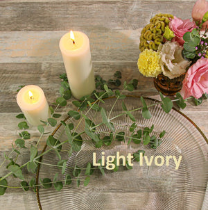 6 of 6: Richland Pillar Candles 2" x 3" & 2" x 6" Set of 40