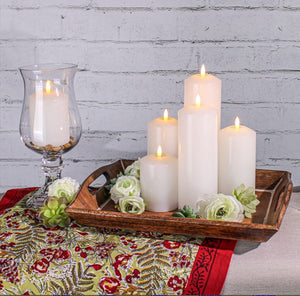 3 of 7: Richland Bullet LED Wax Candle 3"x4", 3"x6", & 3"x8" Set of 18