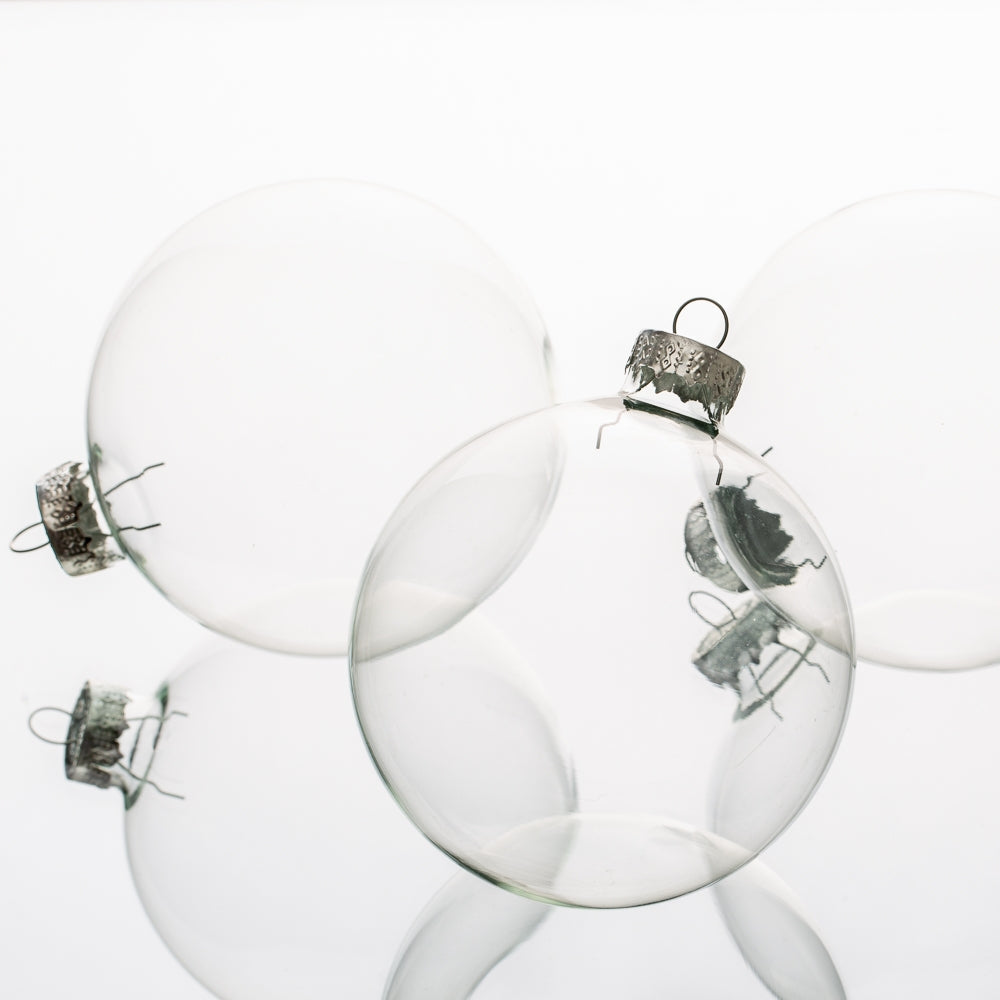 Richland Glass Ornaments 3” Set of 8