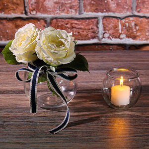 4 of 4: Richland Bubble Ball Vase with Rim 3" Set of 48