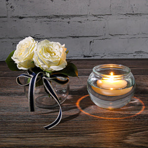 2 of 6: Richland Bubble Ball Vase with Rim 4" 