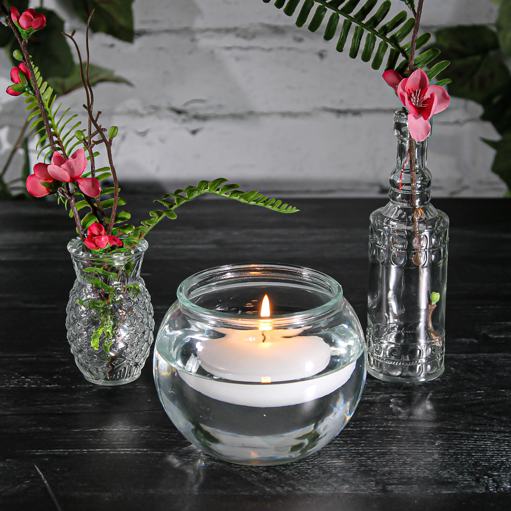 Richland Bubble Ball Vase with Rim 4"  - view 4