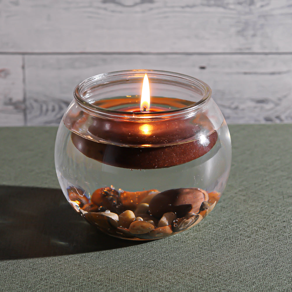 Richland Floating Candles 3" Brown Set of 12 - view 2