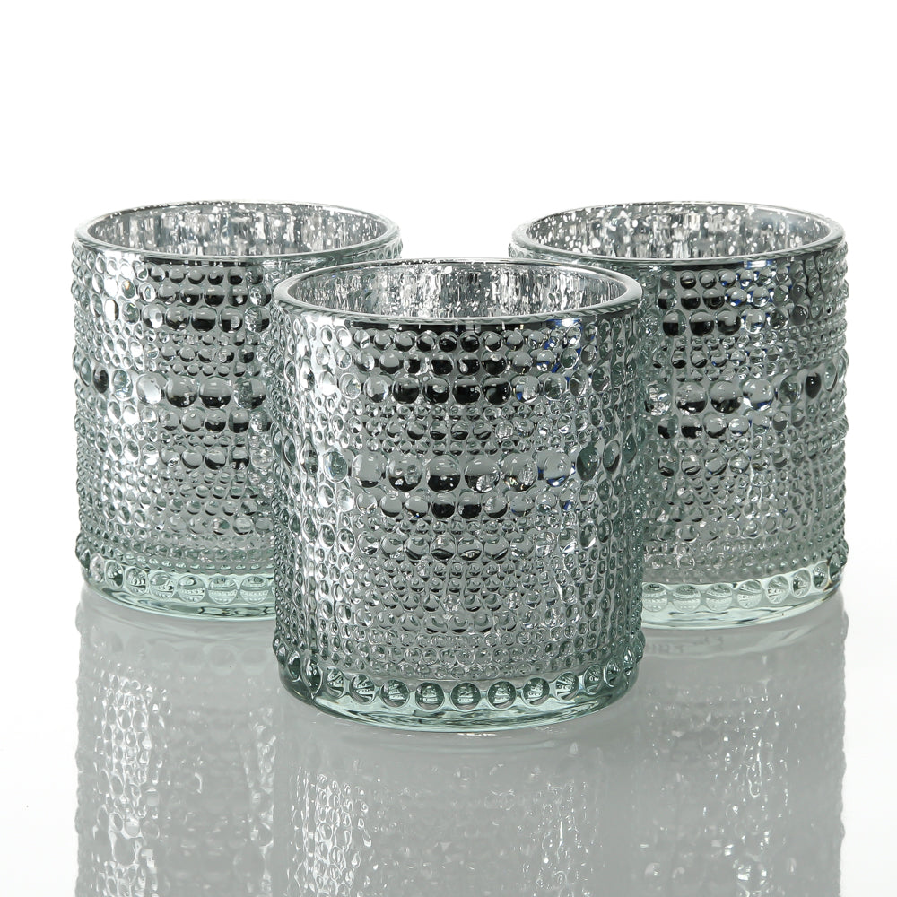Richland Mercury Candle Holder Pearly Silver Small Set of 36 - view 1