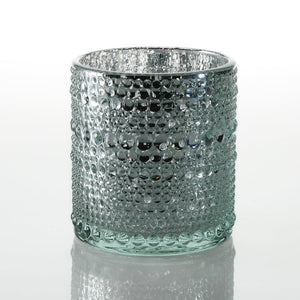 4 of 4: Richland Mercury Candle Holder Pearly Silver Small Set of 36
