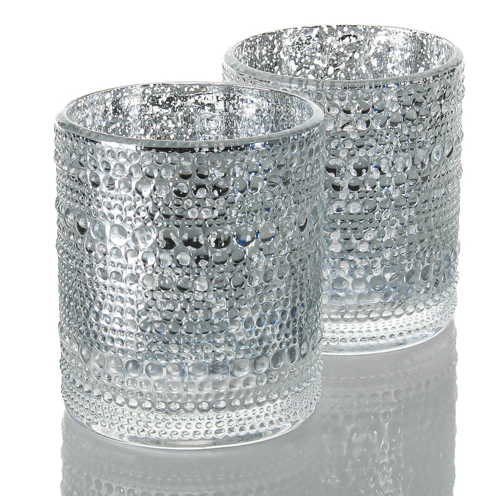 Richland Mercury Candle Holder Pearly Silver Large  - view 1