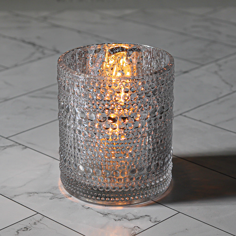 Richland Mercury Candle Holder Pearly Silver Large - view 2