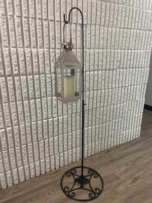 5 of 5: Adjustable Black Iron Shepherds Hook 34"-55"