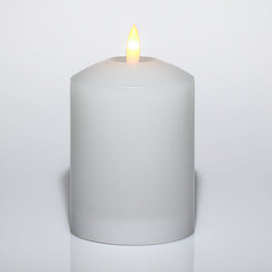 1 of 5: Richland 3"X4" Bullet LED Wax Candle White
