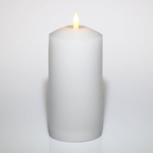 1 of 4: Richland 3"X6" Bullet LED Wax Candle White