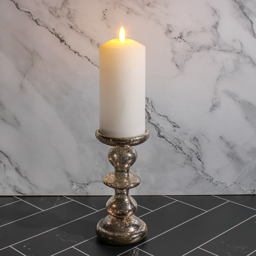 Richland 3"X6" Bullet LED Wax Candle White - view 2