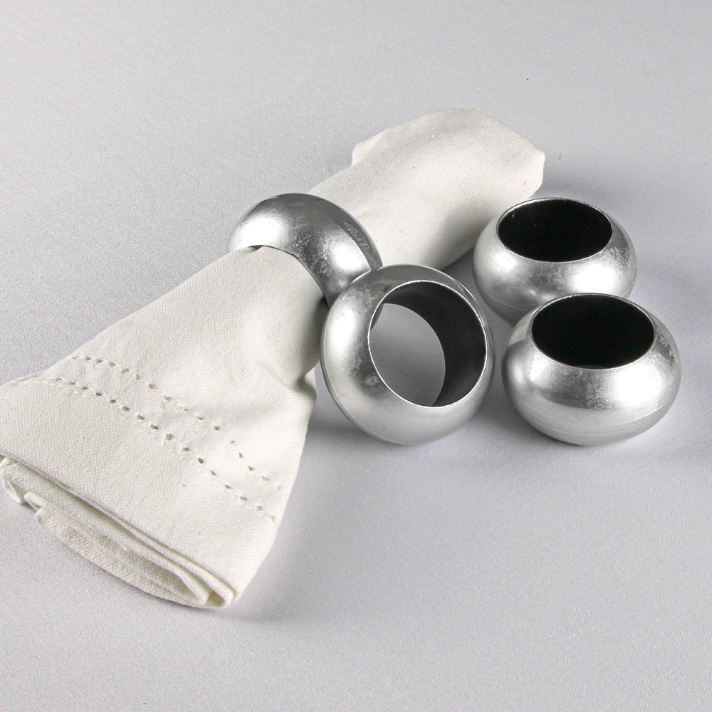 Richland Napkin Ring 2.3" Silver - view 3