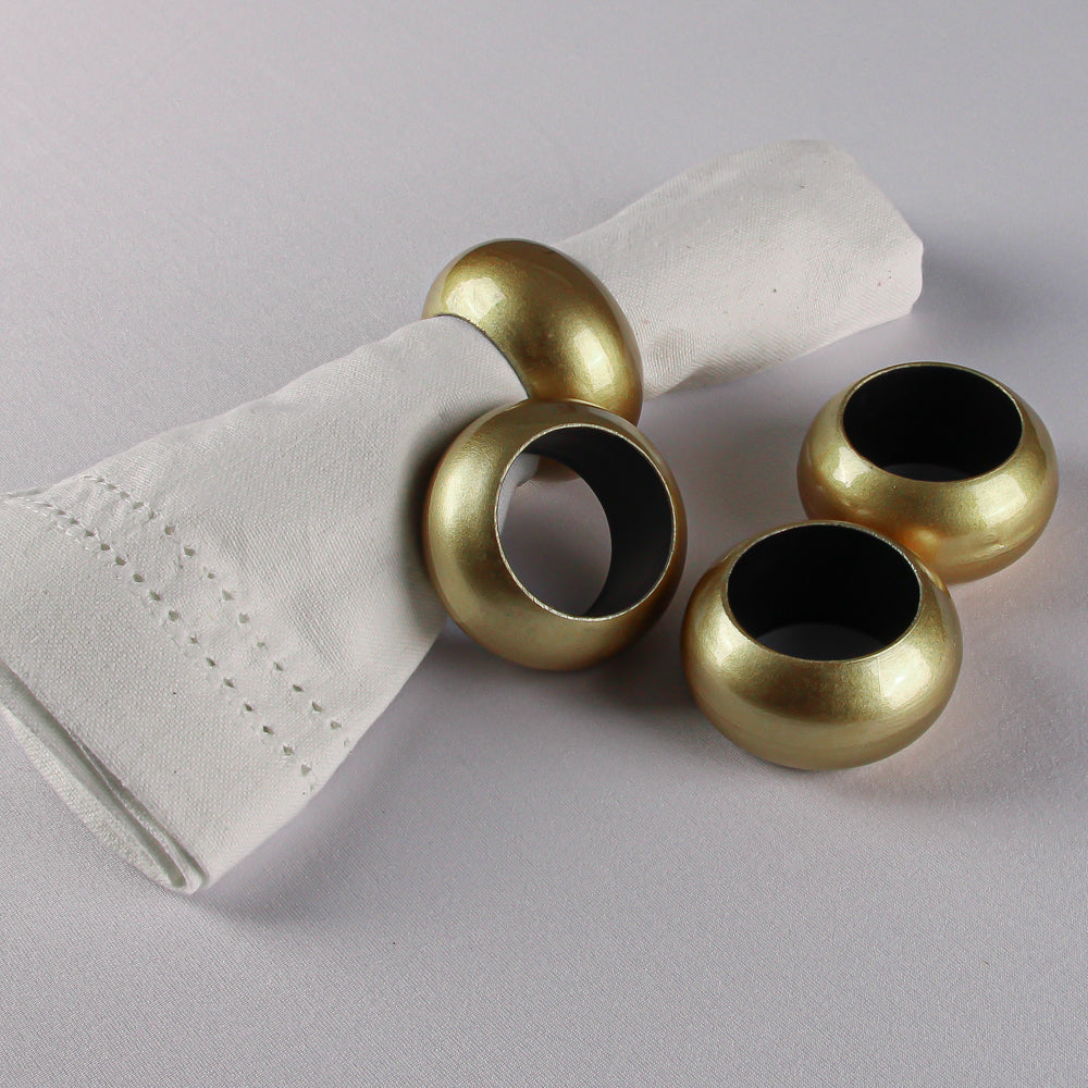 Richland Napkin Ring 2.3" Gold - view 3