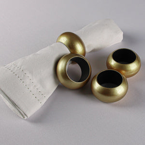 3 of 3: Richland Napkin Ring 2.3" Gold