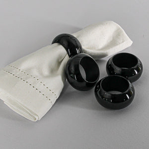 2 of 4: Richland Napkin Ring 2.3" Black