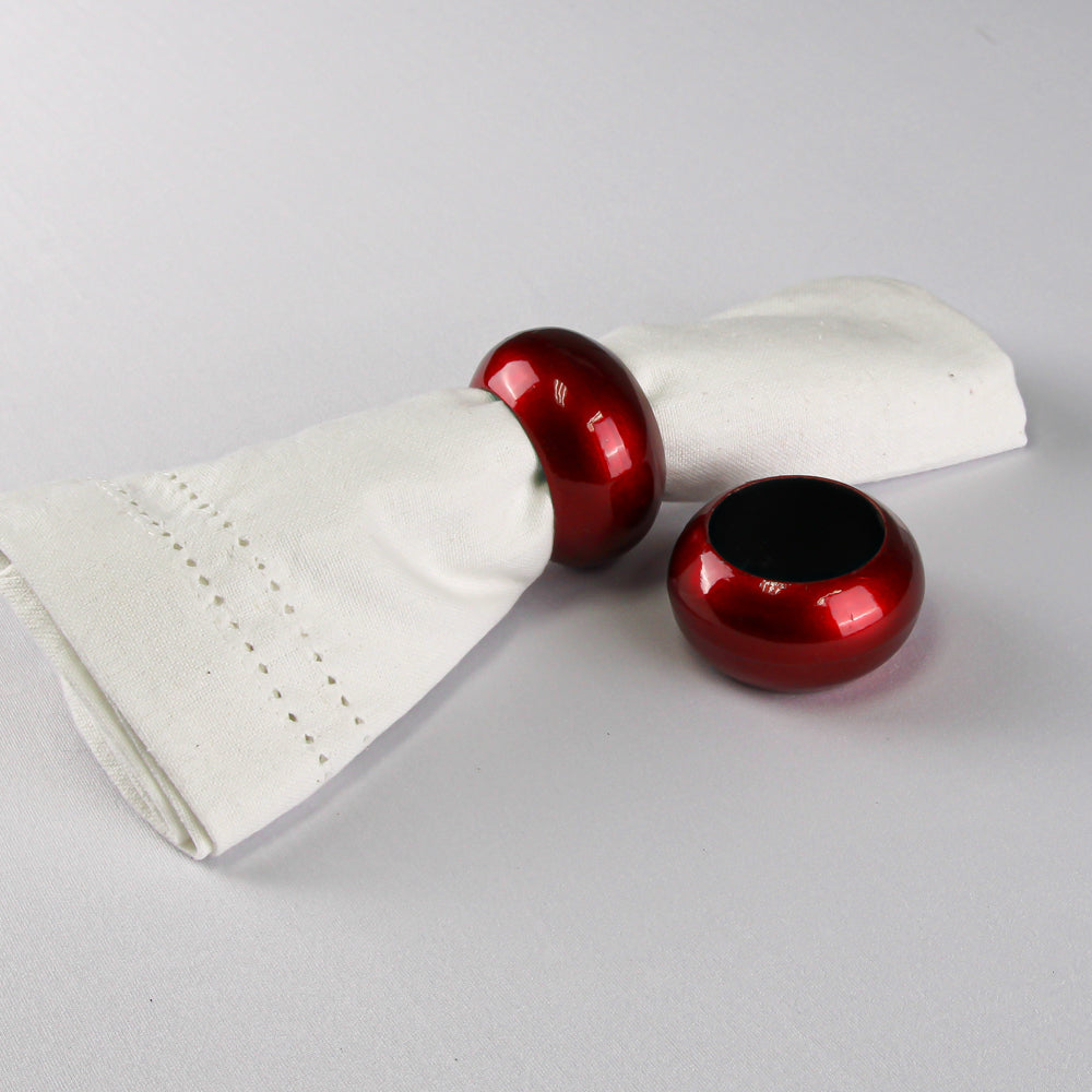 Richland Napkin Ring 2.3" Red - view 2