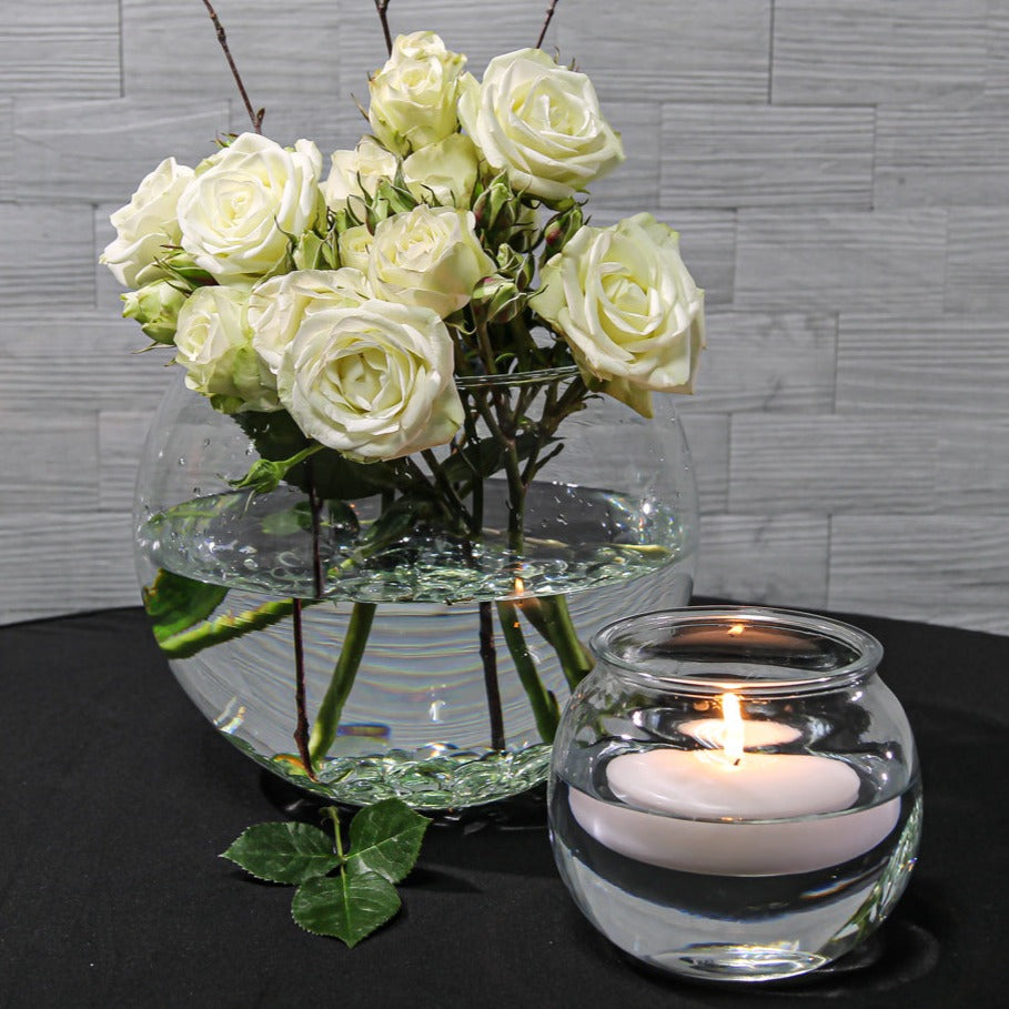 Richland Bubble Ball Vase with Rim 4"  - view 6
