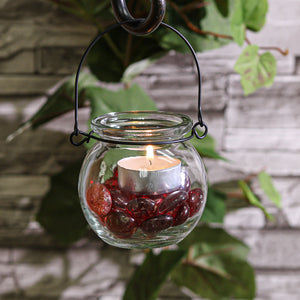 5 of 6: Richland Bubble Hanging Glass Vase