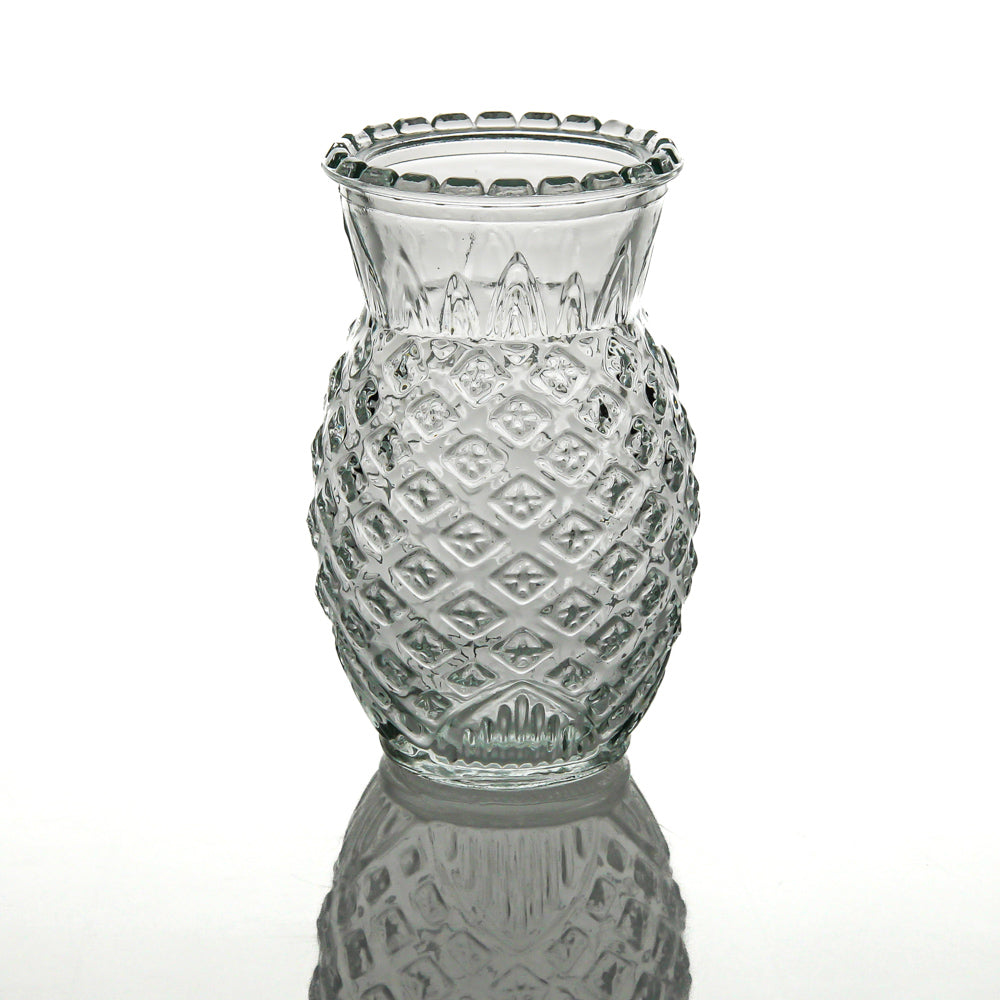 Richland Glass Bud Vase Clear Pineapple - view 1