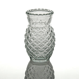 1 of 2: Richland Glass Bud Vase Clear Pineapple