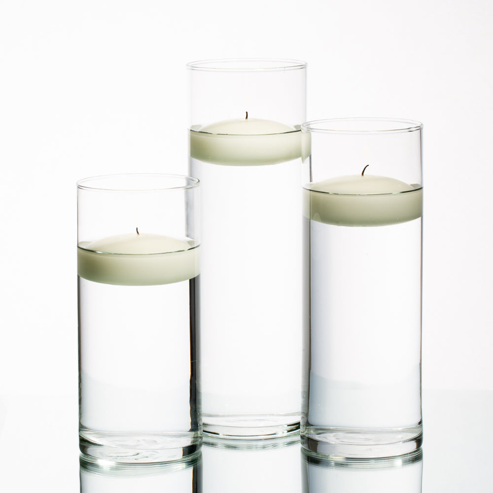 floating candles cylinder holders set 03 - view 31