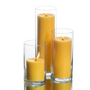 10 of 16: pillar candles cylinder holders set 36