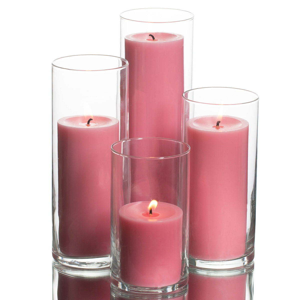 richland pillar candles eastland cylinder holders set of 4 - view 4