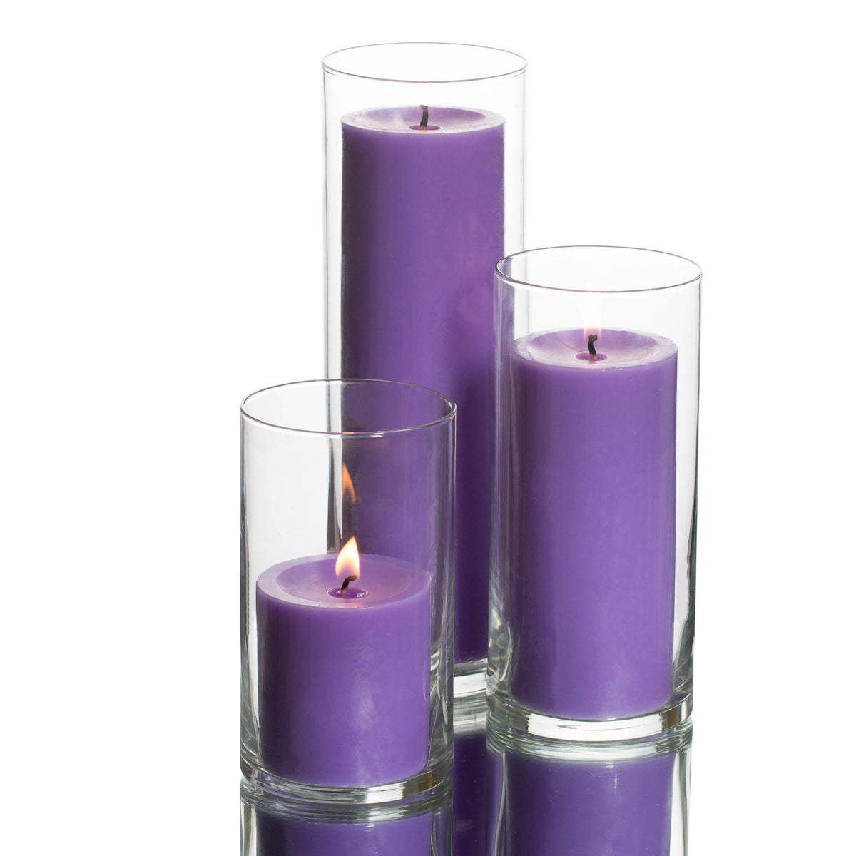 pillar candles cylinder holders set 36 - view 5