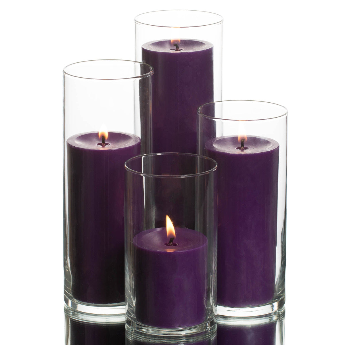 richland pillar candles eastland cylinder holders set of 4 - view 10