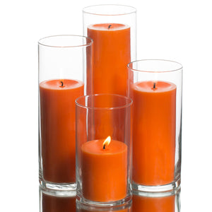 9 of 17: richland pillar candles eastland cylinder holders set of 4