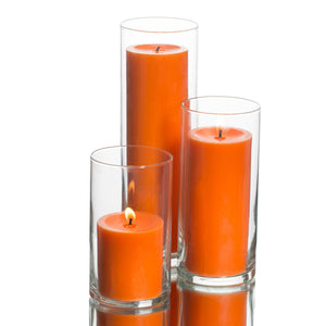 7 of 16: pillar candles cylinder holders set 36