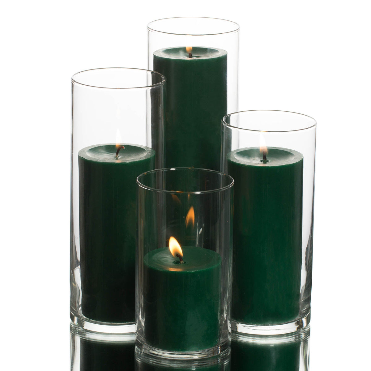 Richland Slim Pillar Candles & Cylinder Vases Set of 24 - view 15