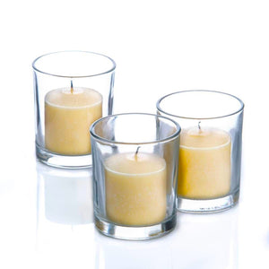 4 of 30: Richland Votive Candles & Eastland Clear Votive Holders Set of 72