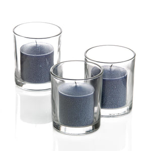 3 of 3: Richland Votive Candles Unscented Navy Blue 10 Hour Set of 72