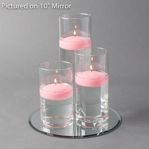 8 of 16: Eastland Round Mirror and Cylinder Vase Centerpiece with Richland 3" Floating Candles Set o