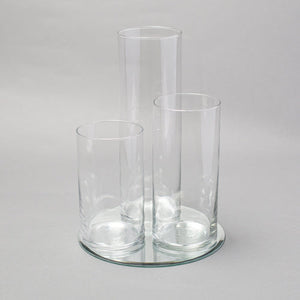 2 of 4: Eastland Round Mirror and Cylinder Vase Centerpiece Set of 4