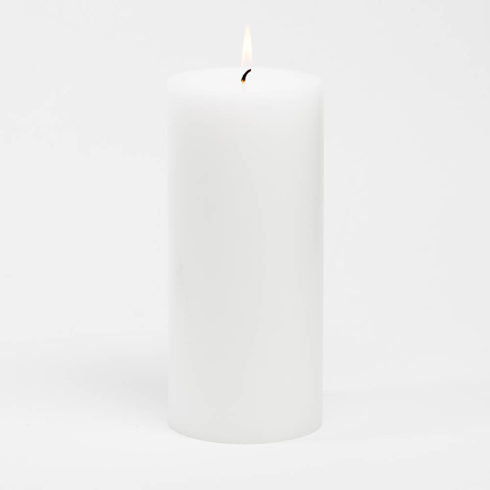 richland 4 x 9 white pillar candle - view 1