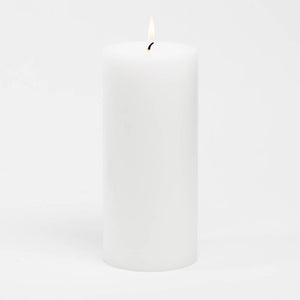 1 of 2: richland 4 x 9 white pillar candle