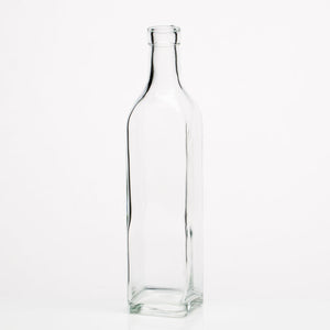 1 of 4: richland glass square bottle set of 24