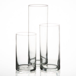 1 of 5: Eastland Cylinder Pillar Candle Holders 6" , 7.5" & 10.5" Set of 3