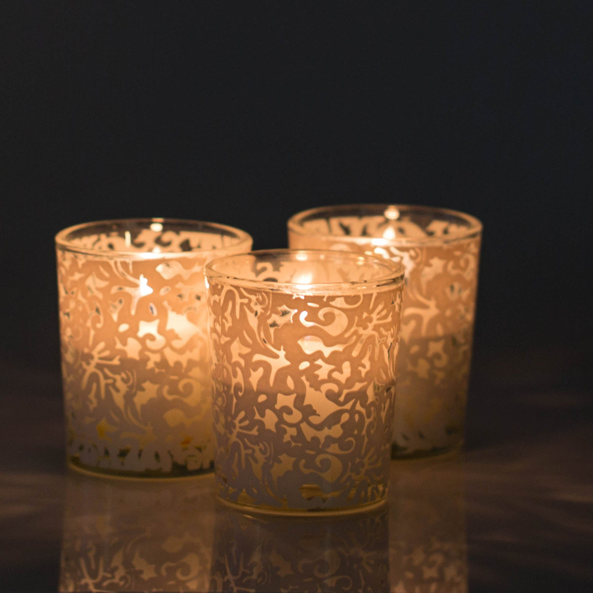 Richland Lace Design Votive Candle Holder Set of 72 - view 1
