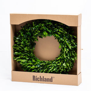 3 of 4: richland preserved boxwood wreath 17