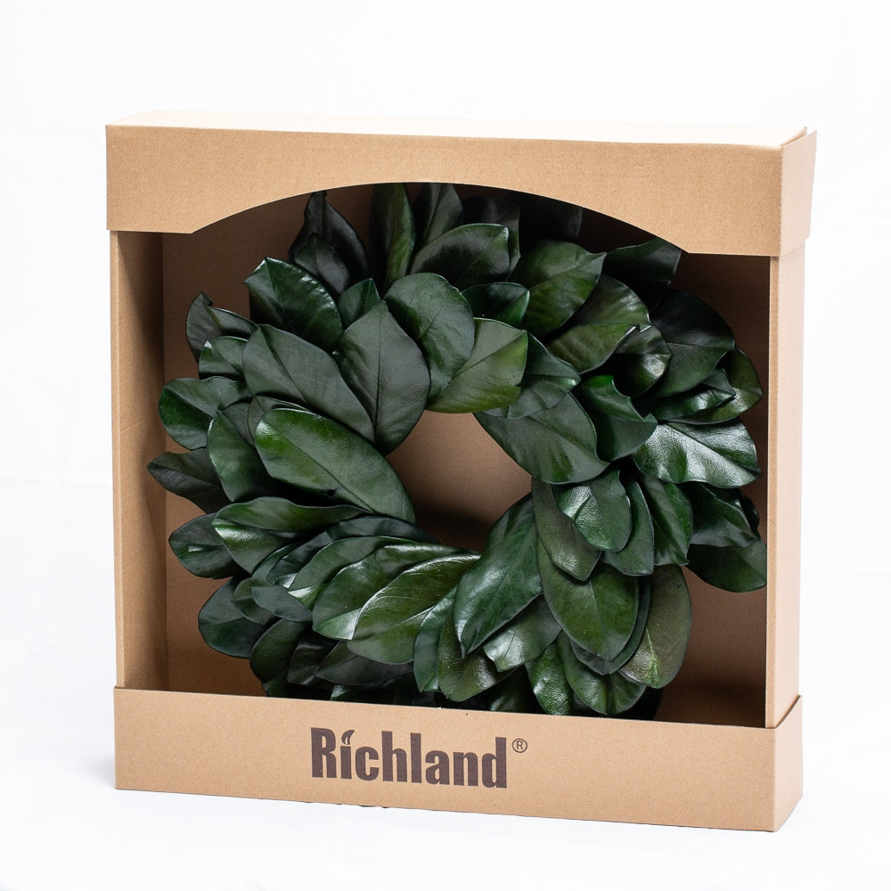 richland preserved magnolia wreath 17 - view 2