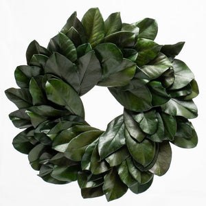1 of 4: Richland Preserved Magnolia Wreath 17"