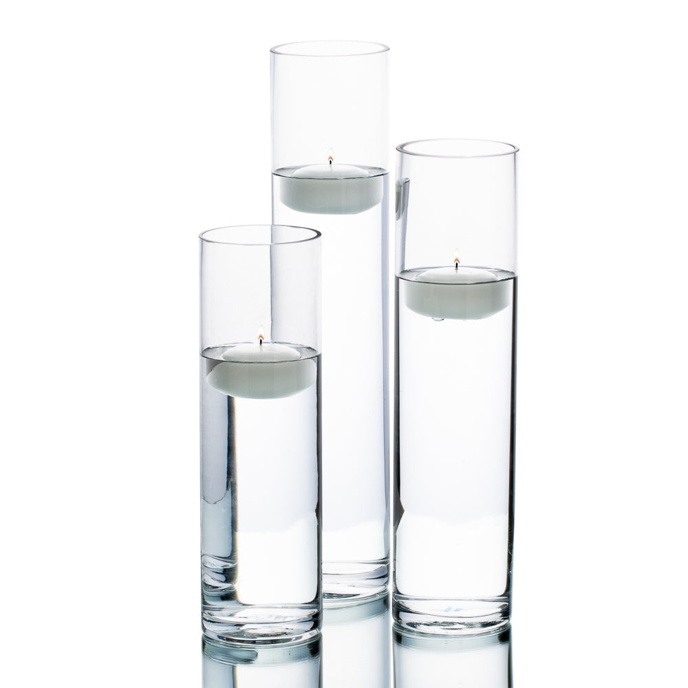 Richland Floating Candles & Sloan Cylinder Vases Set of 3 - view 1