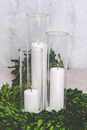 3 of 4: richland pillar candles sloan cylinder vases set of 3