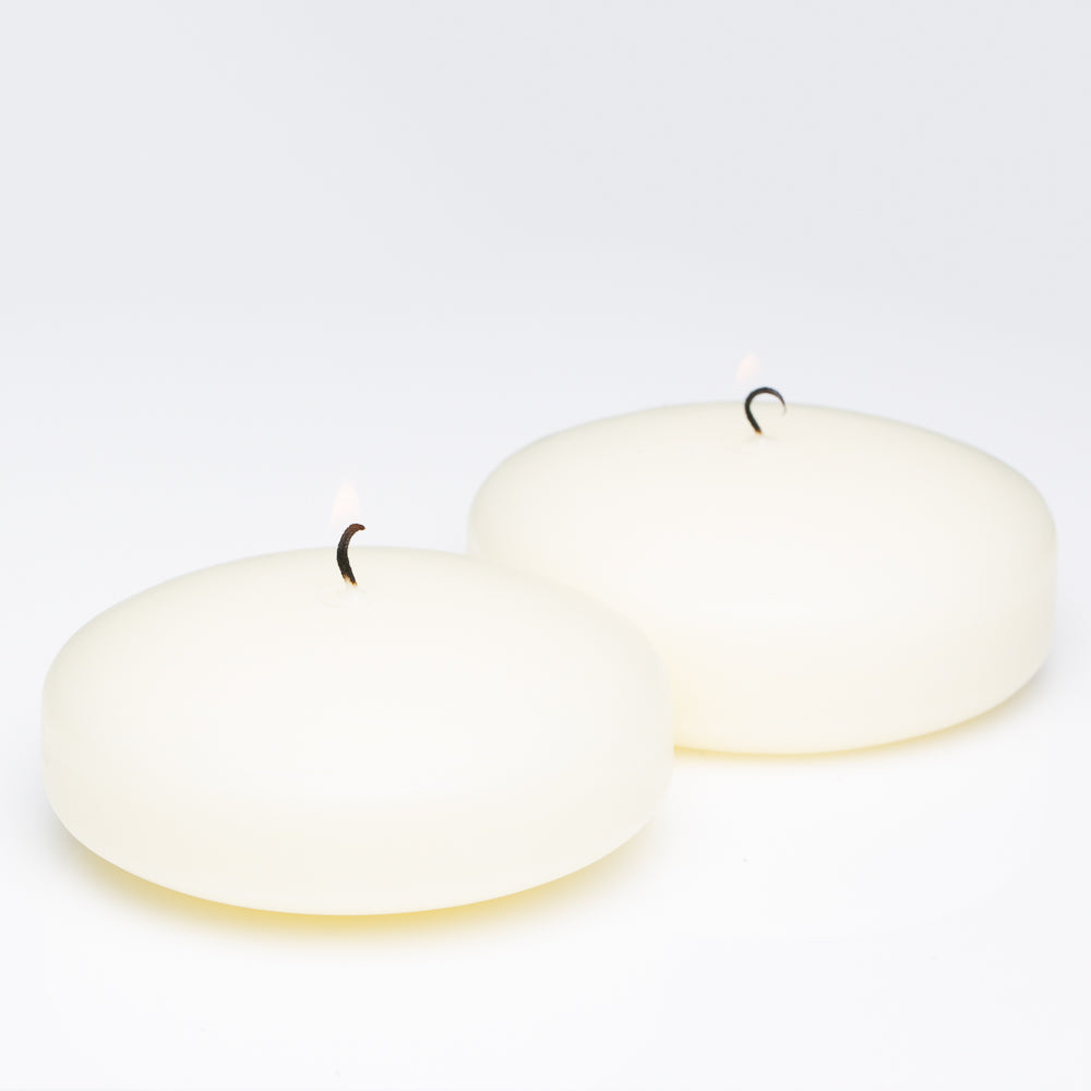 Richland Floating Candles 3" Light Ivory Set of 24 - view 1