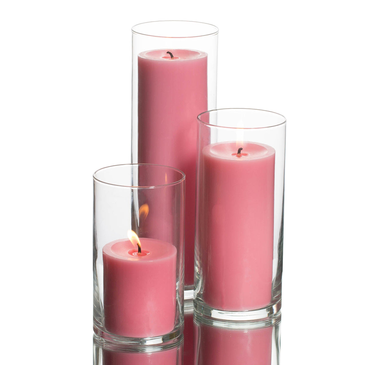 pillar candles cylinder holders set 03 - view 7